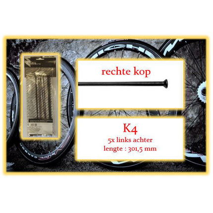 Miche spoke + nip. 5x LA K4