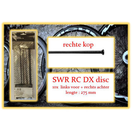 Miche spoke+nip. 10x LV+RA SWR RC DX DISK