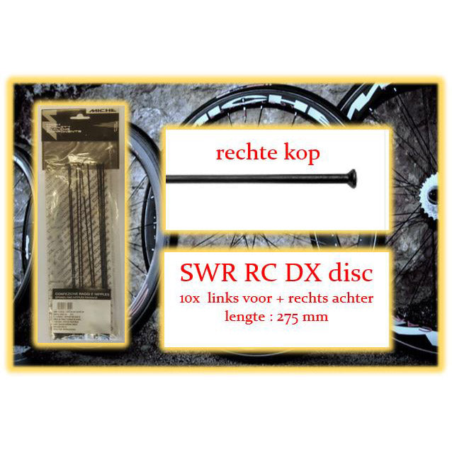 Miche spaak+nip. 10x LV+RA SWR RC DX DISK