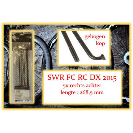 Miche spoke+nip. 5x RA SWR FC RC DX 2015