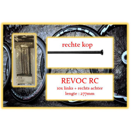 Miche spoke+nip. 10x LA+RA REVOX RC wire rim