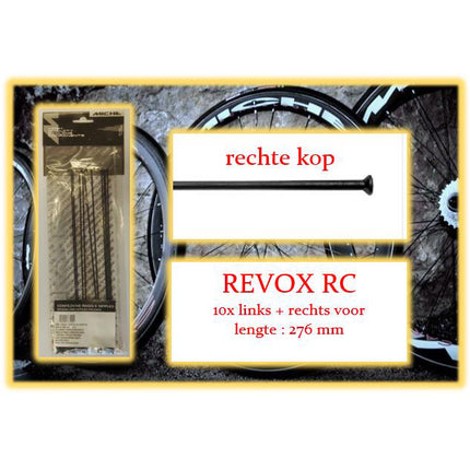 Miche spoke+nip. 10x LV+RV REVOX RC wire rim