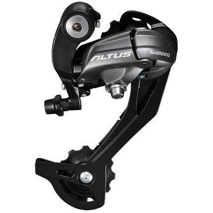 Shimano achterderailleur Altus 9v lange kooi zwart OEM