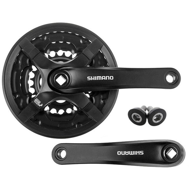 Shimano crankset Tourney 7/8v 24/34/42t kettingblad 175mm zw