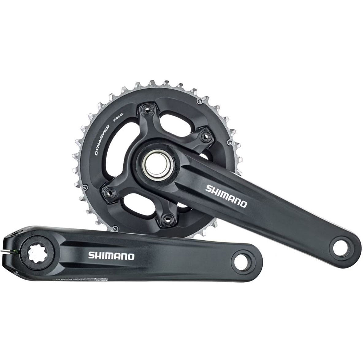 Shimano crankset 11v 36/26t 175mm FC-MT600 zwart OEM