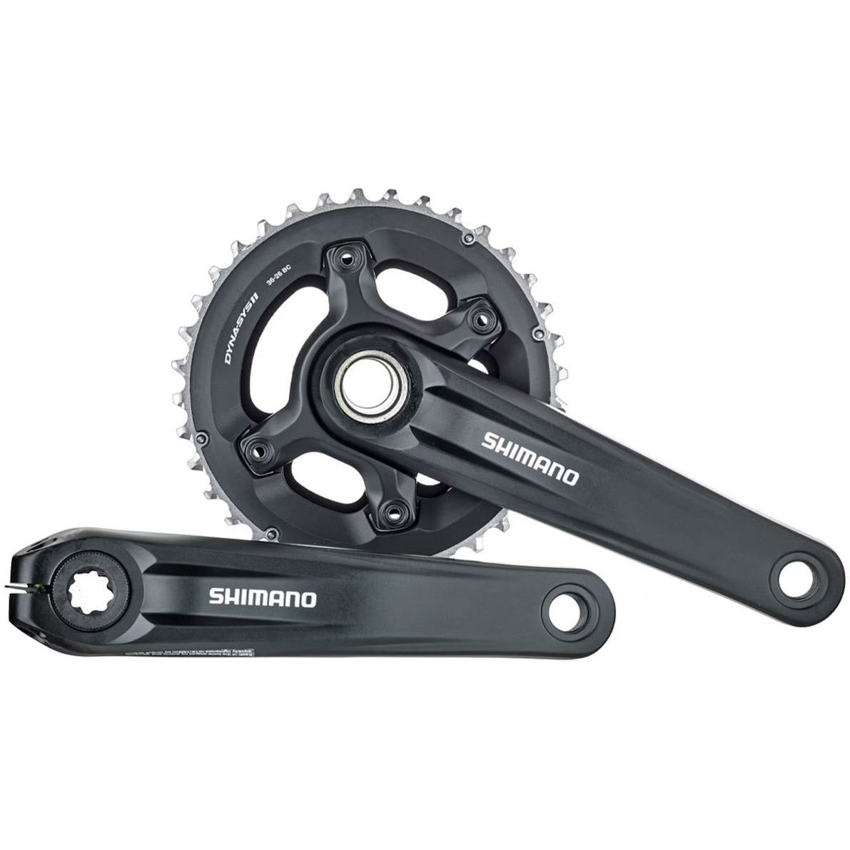 Shimano crankset 11v 34/24t 175mm FC-MT600 zwart OEM