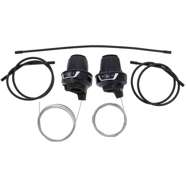 Shimano revoshifters Tourney 3x7v SL-RV zwart/zwart