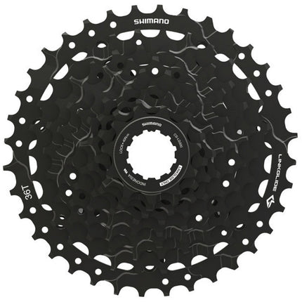 Shimano cassette Cues 9v 11-36t CS-LG300 zwart OEM