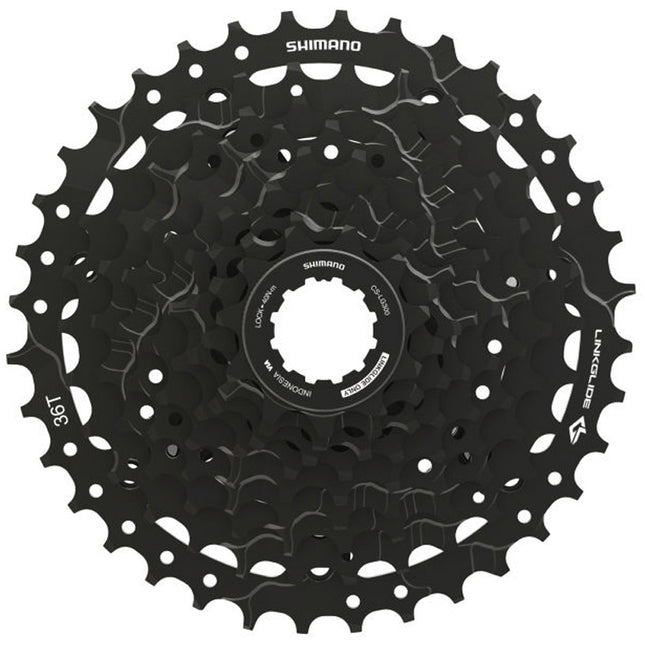 Shimano cassette Cues 9v 11-36t CS-LG300 zwart OEM