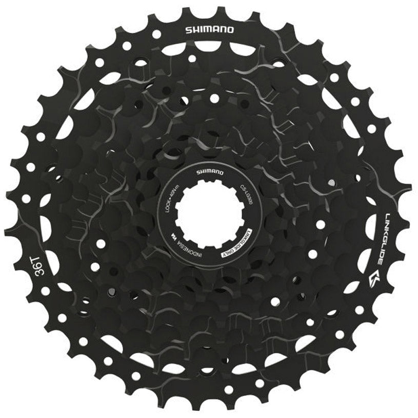 Shimano cassette Cues 9v 11-36t CS-LG300 zwart OEM