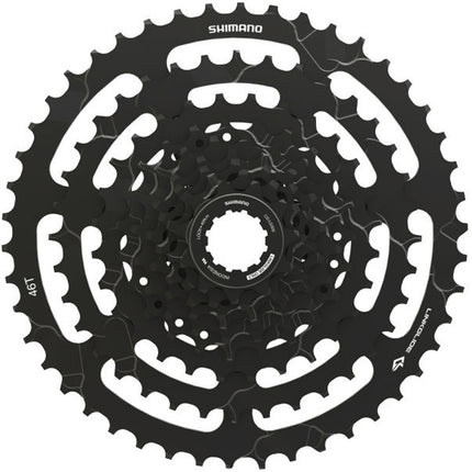 Shimano cassette Cues 9v 11-46t CS-LG300 zwart