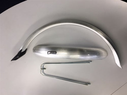 STEL SPATBORDEN 20" 50 PVC ZILVER Eurofender
