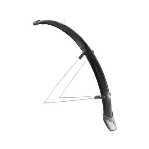 VOORSPATBORD 28" 46mm PVC ZWART Eurofender