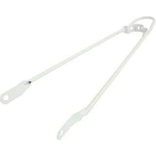 Spatbordstang 28" bumper Wit