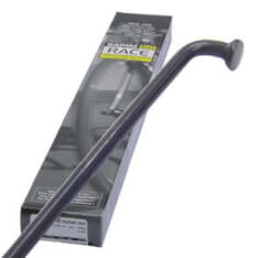 Sapim spoke Race 14-296 RVS db z/nipple zw (1 piece)