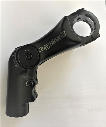 A-HEAD VOORBOUW hoog 110mm 31.8 verstelbaar zwart Ergotec 5