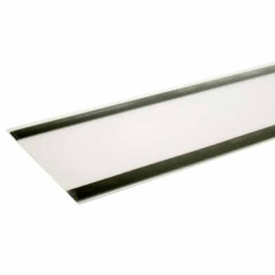 Plastic poster cover magnetic strips - 98 x 15 cm