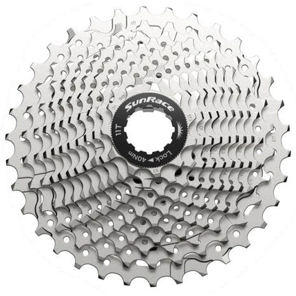 Sunrace cassette CSRX11 11v 11-34t zilver