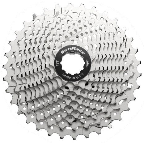 Sunrace cassette CSRX11 11v 11-34t zilver