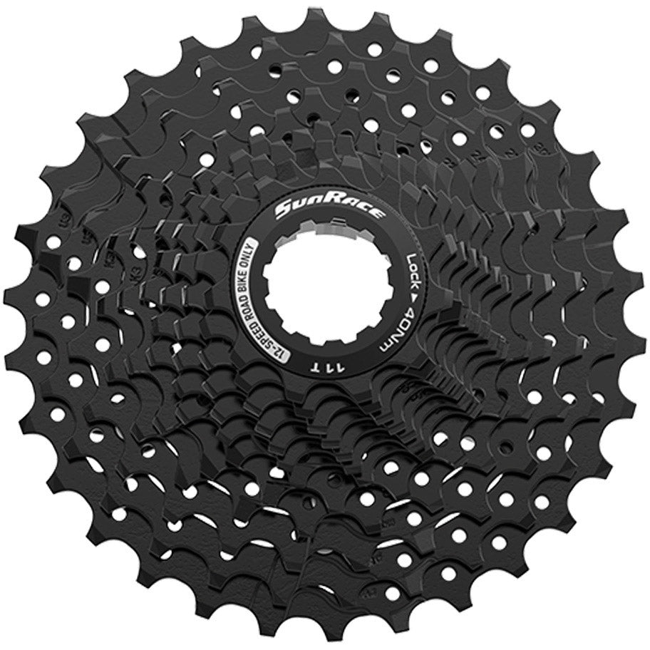 Sunrace cassette CSRZ800 12v 11-36t zwart