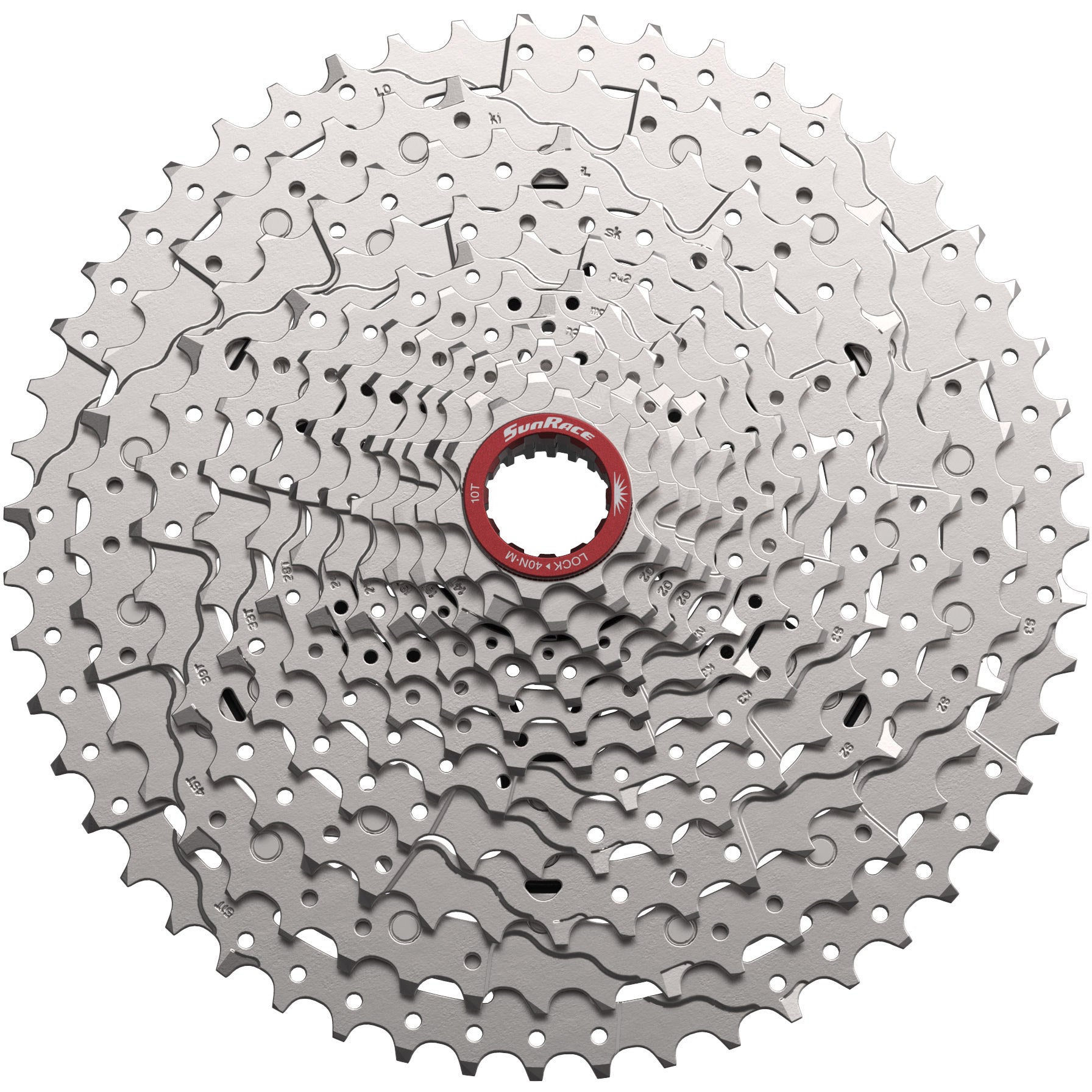 Sunrace cassette CSMZ930 12v 10-51t microspline zilver