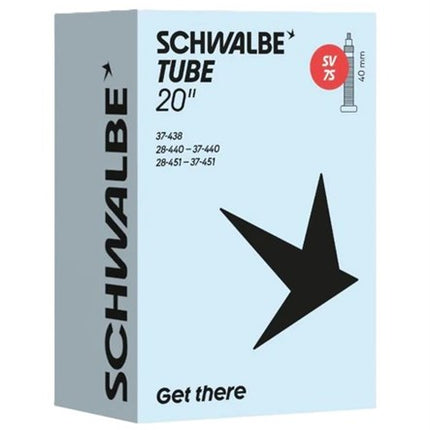 Schwalbe binnenband 20X1.3/8 SV7S 28/37-438/451