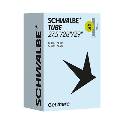 Schwalbe binnenband 27,5" 28" 29" AV19L 65/75-584/54/75-62
