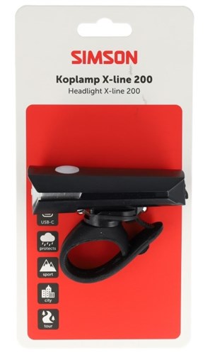 Simson Aurora koplamp X-line 200