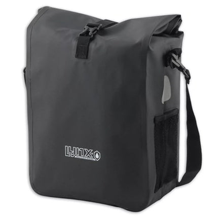 Lynx FIETSTAS enkel tarpaulin 21L Zwart waterdicht