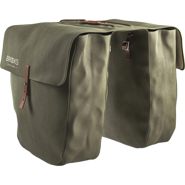Brooks fietstas dubbel Brick Lane Panniers Sage Green 30L