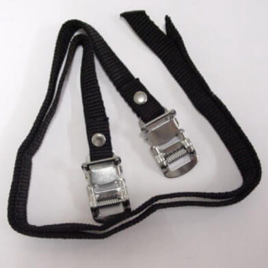 Union toe clip strap nylon black (2)