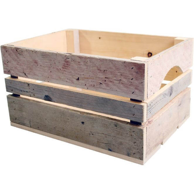Fietskrat B7 steigerhout 40x30x24cm