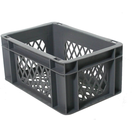 Fietskrat / bagagekrat mini grijs 30x20x14,5cm