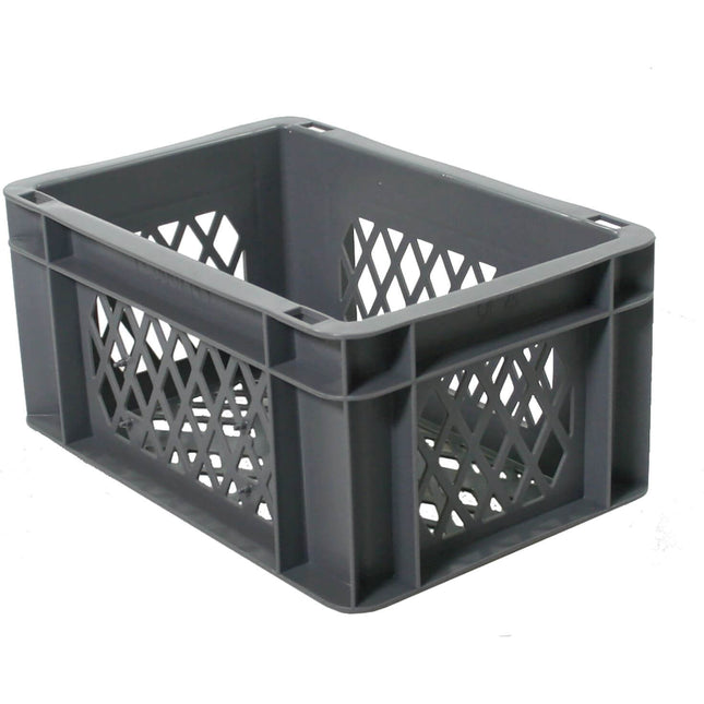 Fietskrat / bagagekrat mini grijs 30x20x14,5cm