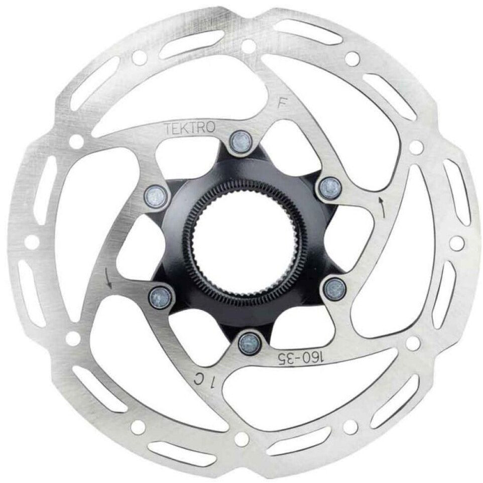 Tektro rotor TR160-35 ø160mm centerlock zilver