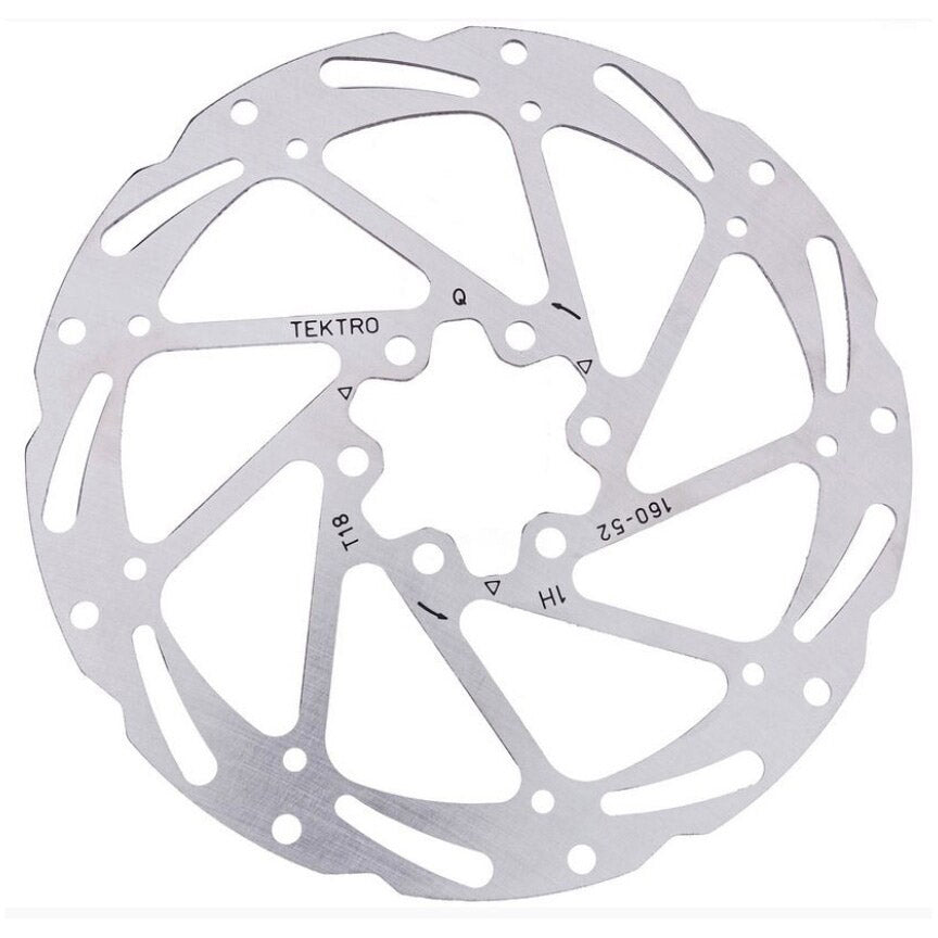 Tektro rotor TR180-52 ø180 1,85mm zilver