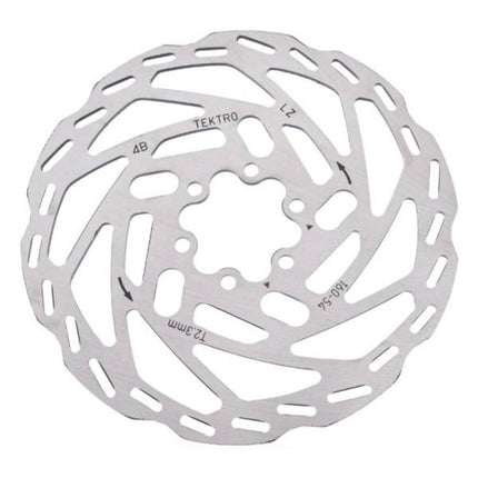 Tektro remschijf TR160-54 160mm 2,3mm 6-gaats zilver