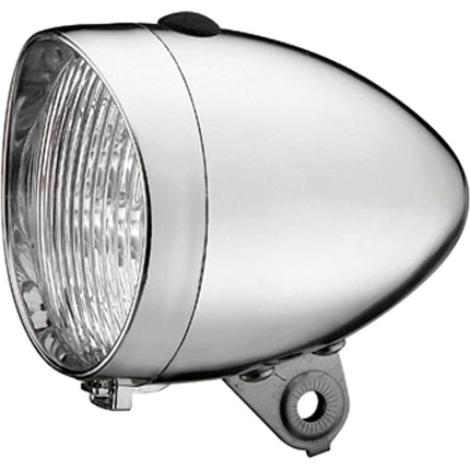 Union headlamp UN-4900 Retro plus battery chrome