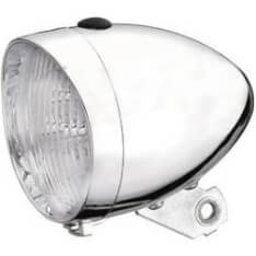 Union headlamp UN-4900 Retro battery chrome oem