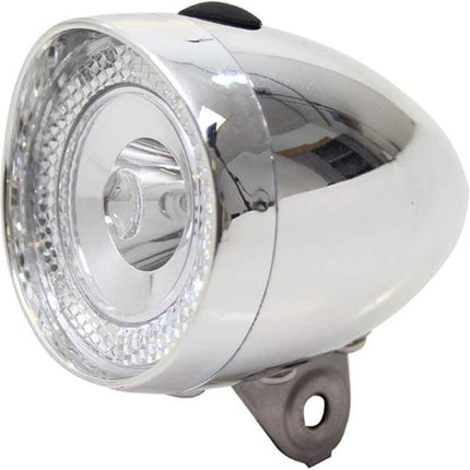 Union headlamp UN-4955 Retro mini battery chrome on card