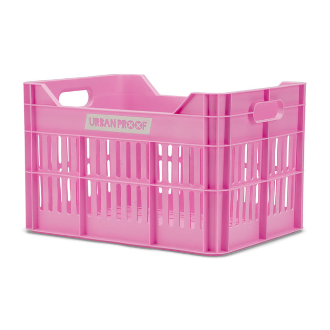 UrbanProof krat Click 30l rPET fel roze