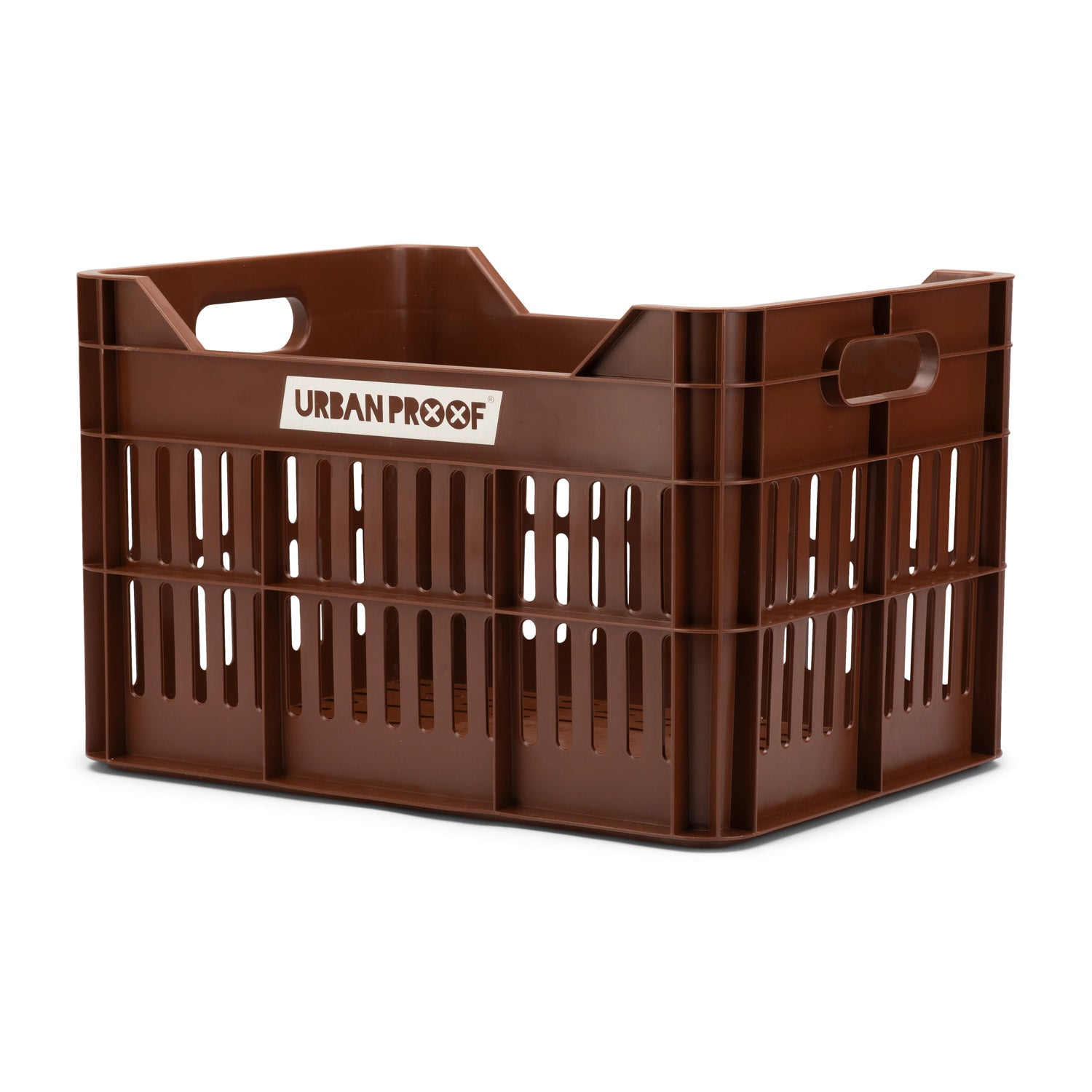 UrbanProof krat Click 30l rPET donkerbruin
