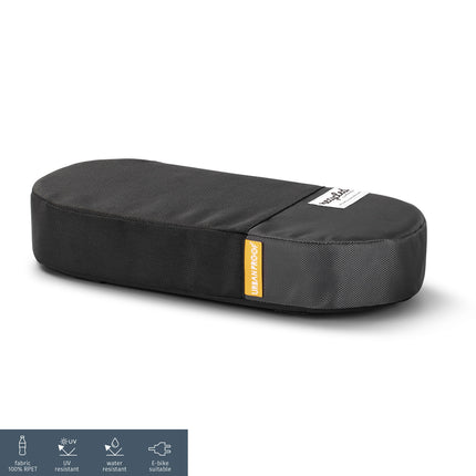 UrbanProof bagagedrager kussen RPET zwart-grijs