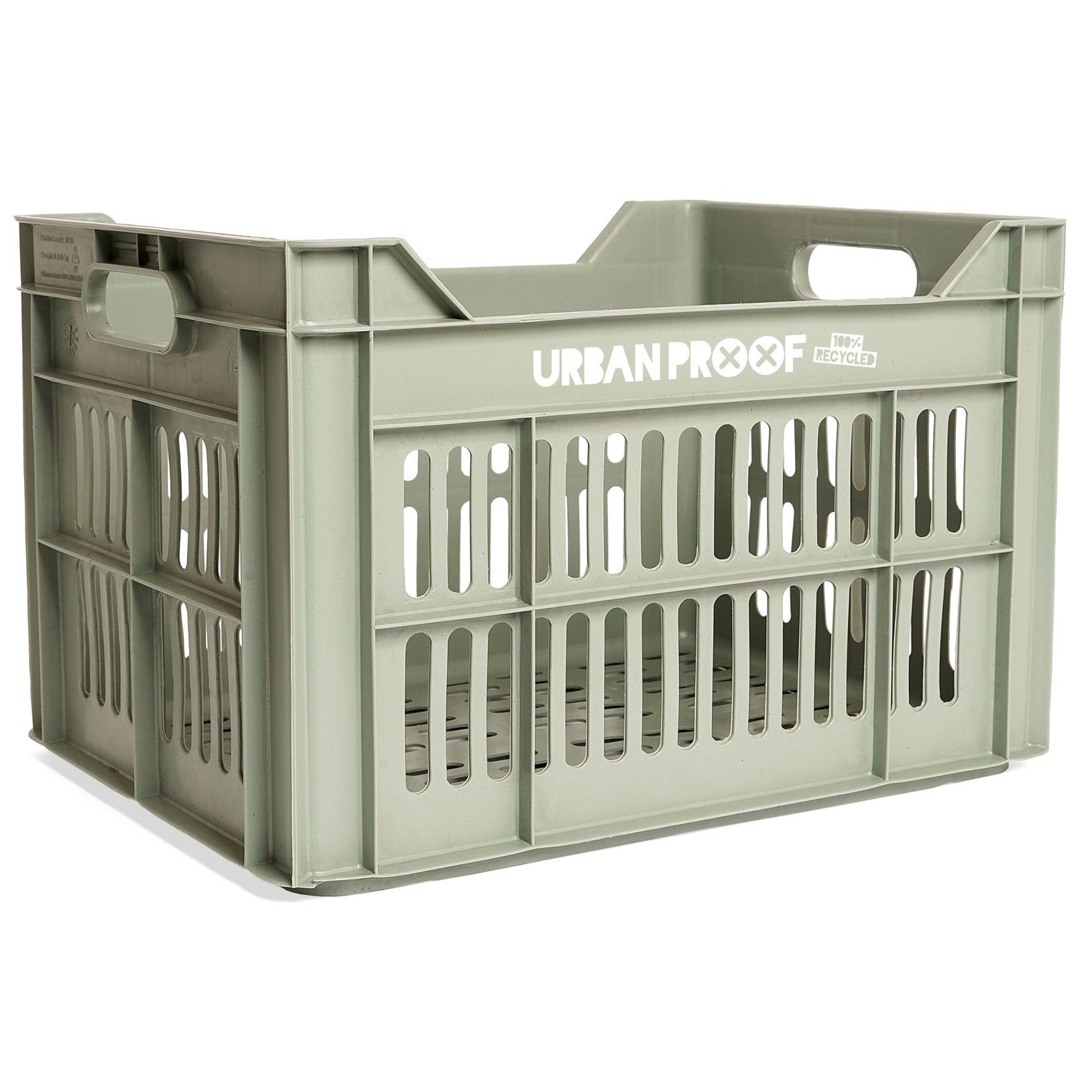 UrbanProof krat 30l rPET mintgroen