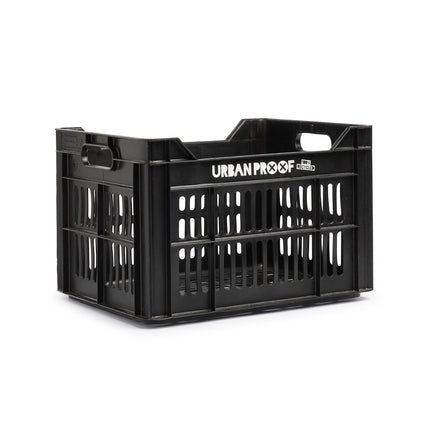 UrbanProof crate recycled plastic 30l black