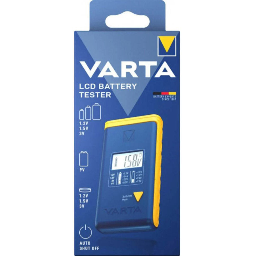 Varta batterijtester met LCD scherm type 893