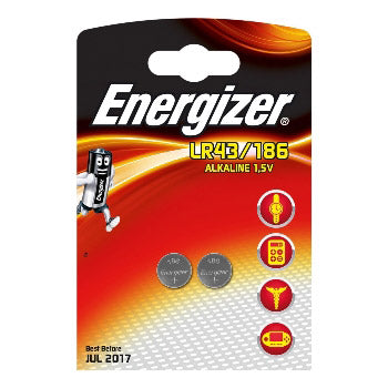 Energizer Alkaline LR43/186 Blister 2 pieces