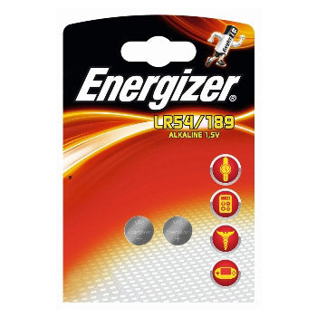 Pile alcaline Energizer LR54/189 plaquette de 2