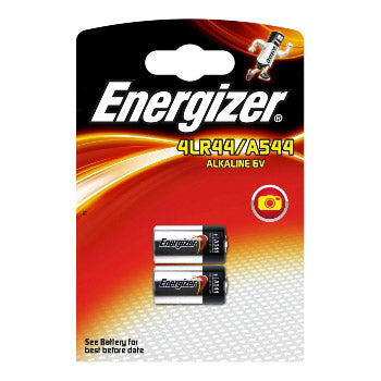 Energizer Alkaline 6V 4LR44/A544 Blister 2 pieces