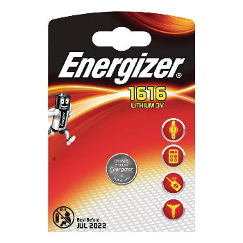 Energizer Lithium 3V  CR1616 Blister 1 stuk